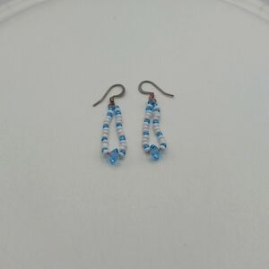 Handmade Seed Bead and Glass Bead Earrings